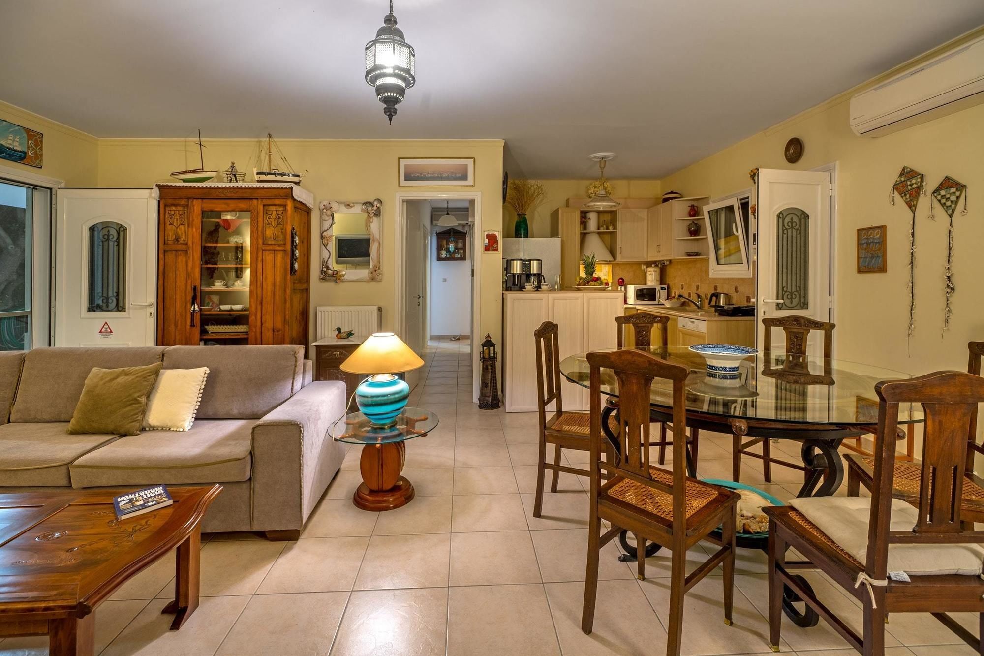 Maria'S Seaside Villa - House With 3 Rooms In Marathon, With Wonderful Екстер'єр фото