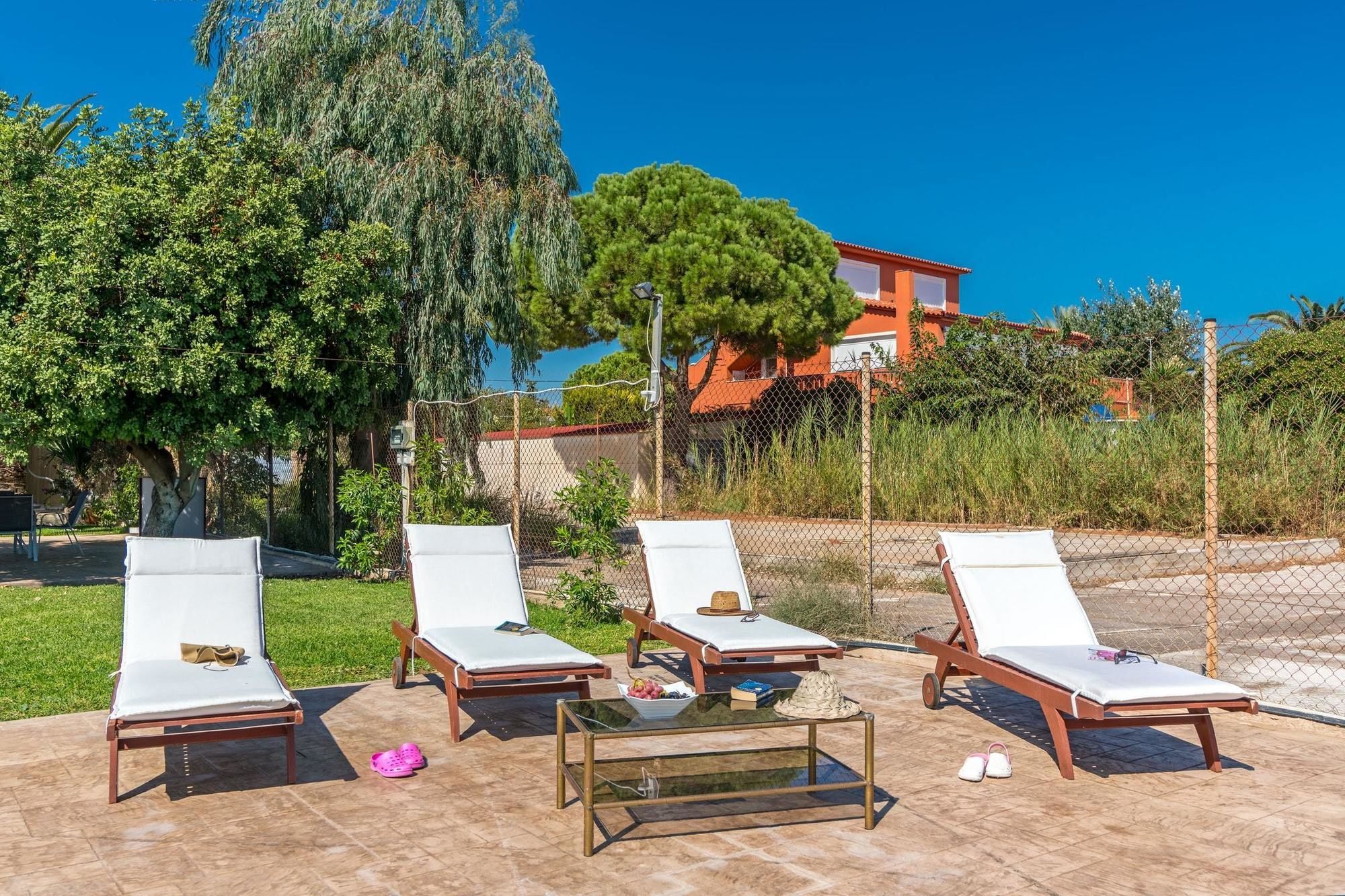 Maria'S Seaside Villa - House With 3 Rooms In Marathon, With Wonderful Екстер'єр фото