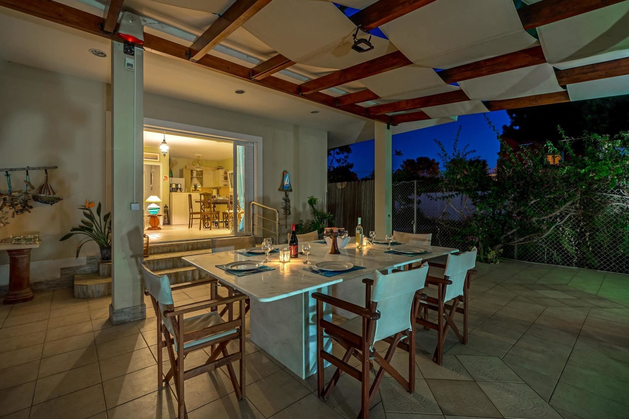 Maria'S Seaside Villa - House With 3 Rooms In Marathon, With Wonderful Екстер'єр фото