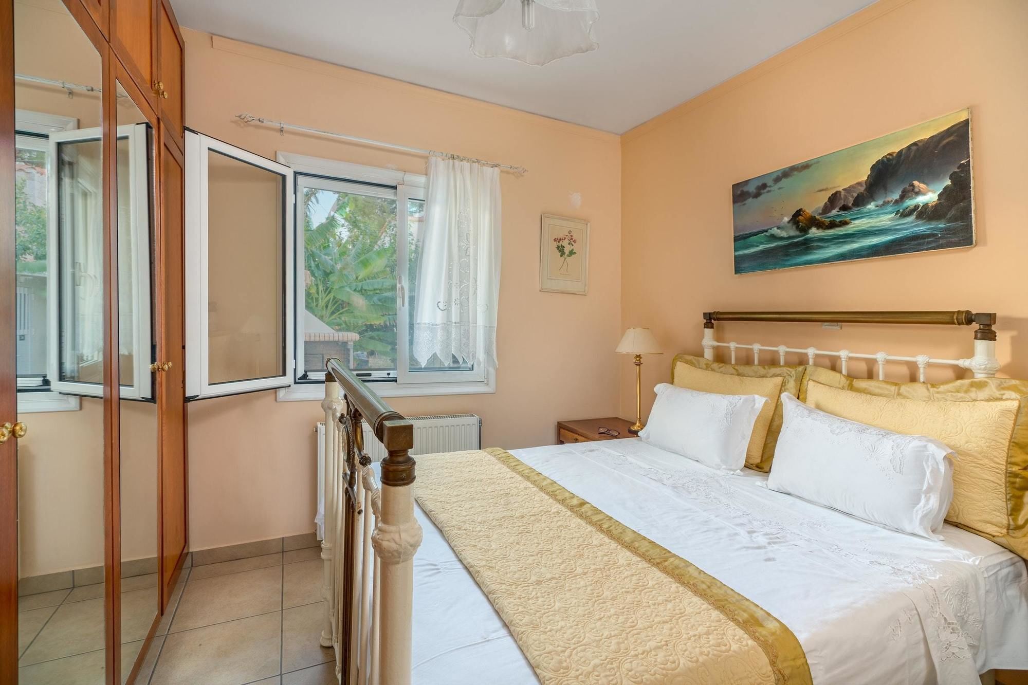 Maria'S Seaside Villa - House With 3 Rooms In Marathon, With Wonderful Екстер'єр фото